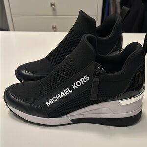 Michael Kors Black Slip-On Sneakers